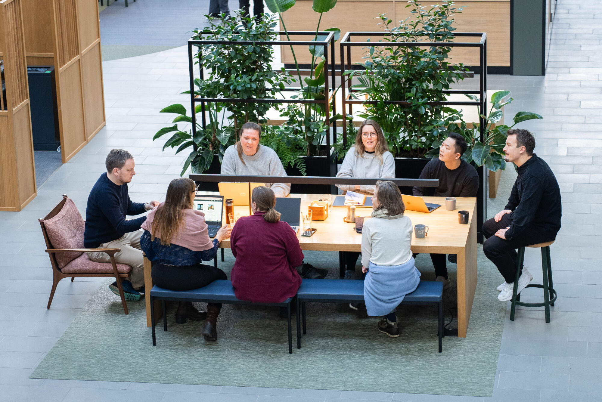 Gruppearbejde på kursus for ledige